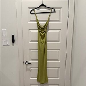 SHEIN Olive Backless Women's Dress